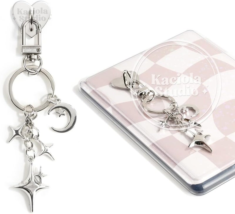Kaciola Charms for E-reader, Cute Phone Charm Chains Bracelets Accessories for Readers Booklovers Women Men, Charms Compatible for E-Reader/Phone/Paper White (C01-C05) - Image 1